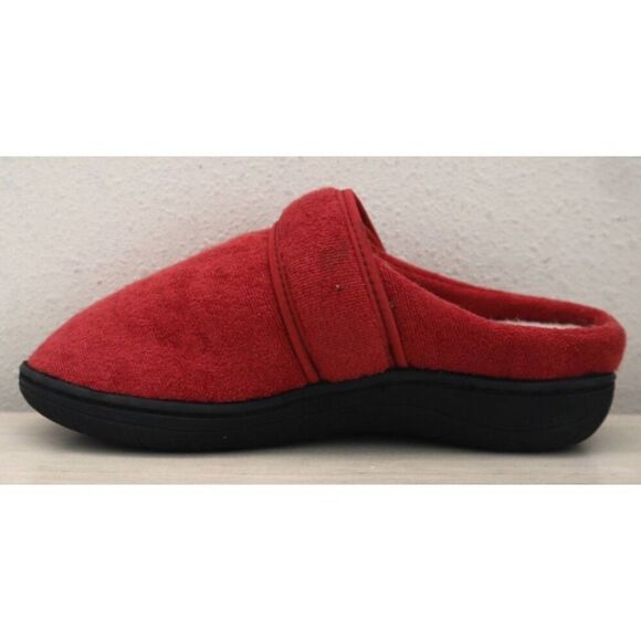 Glolily WMN's Sz 6M Red Mia Faux Shearling Lined Indoor/Outdoor Comfy Slippers - Picture 6 of 16